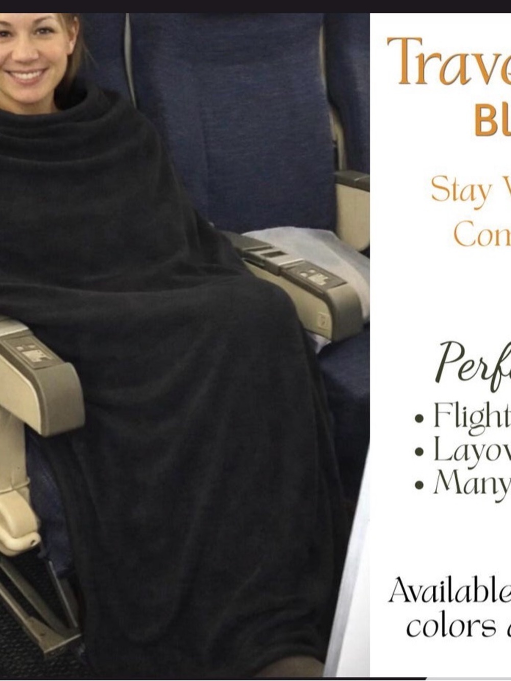 Travel Tube Blanket- Gray